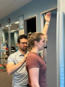 Burlington patient shoulder injury treatment