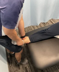 Burlington physiotherapist providing manual therapy and rehabilitation for sports injury recovery