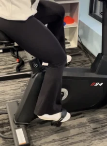 Stationary bike exercise after knee replacement