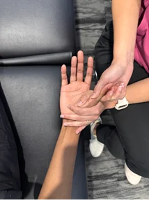 Manual wrist therapy for phone pain in Burlington